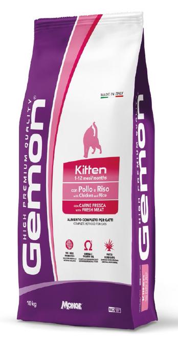 Корм Gemon Cat Kitten для котят (курица и рис)